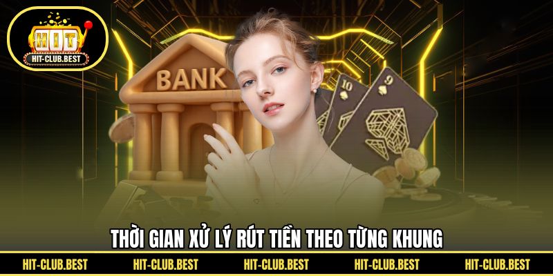Thời gian xử lý rút tiền theo từng khung